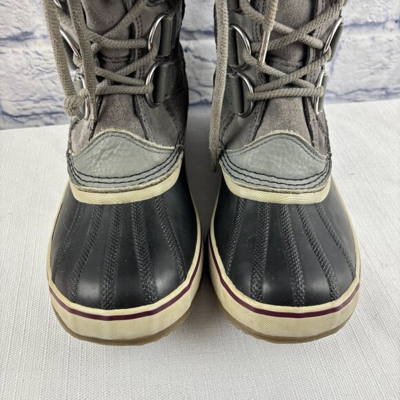 Sorel Women's 8.5 Joan of Arctic Grey Insulated Waterproof Winter Snow Boots - Picture 6 of 14